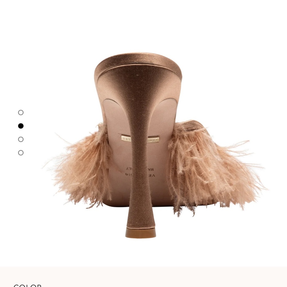 Kendall Miles Posh Mules in Hazelnut - Picture 5 of 10